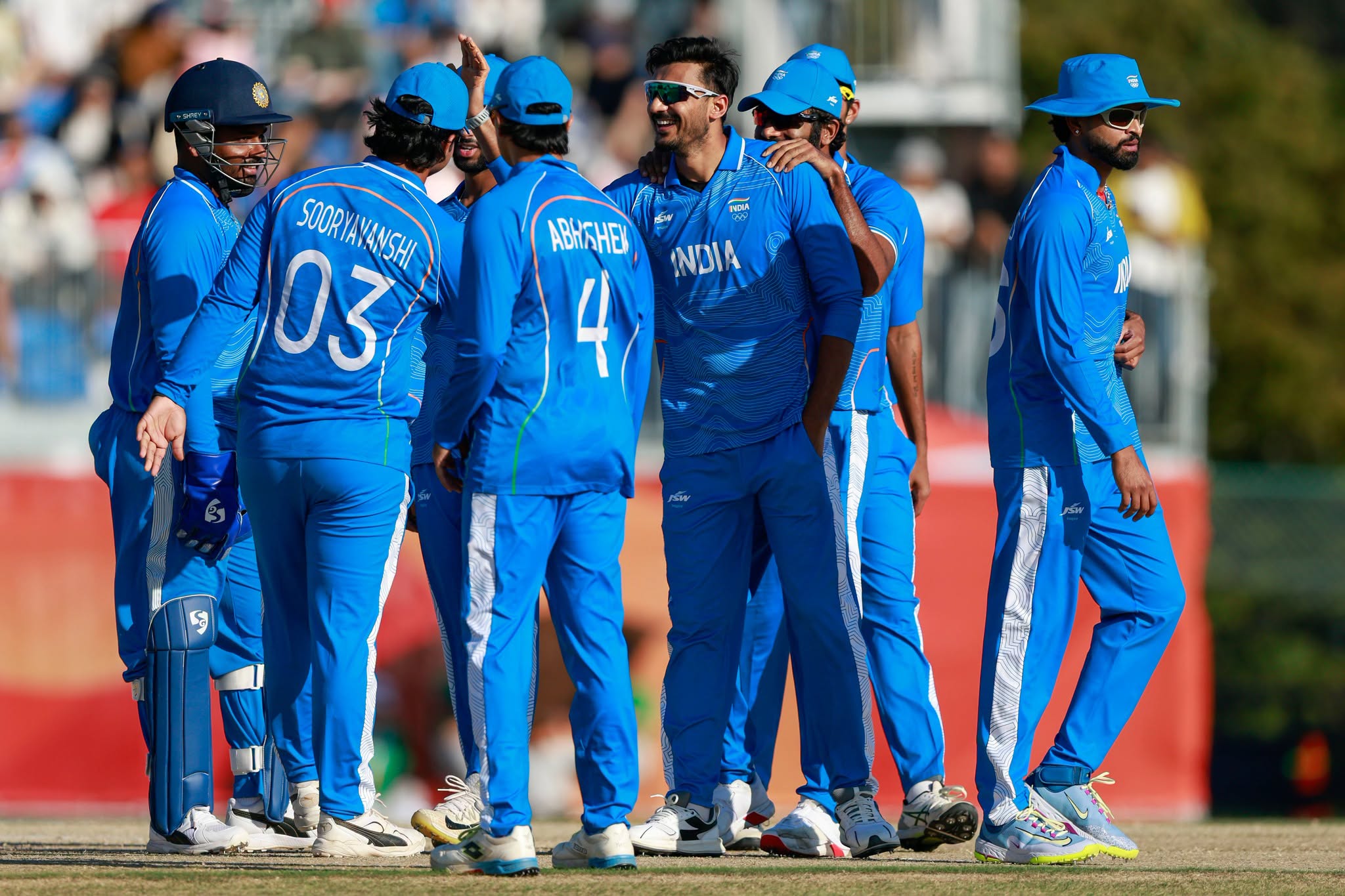 Sri Lanka have been bowled out for their lowest score in T20 internationals in an Asian Games defeat to India