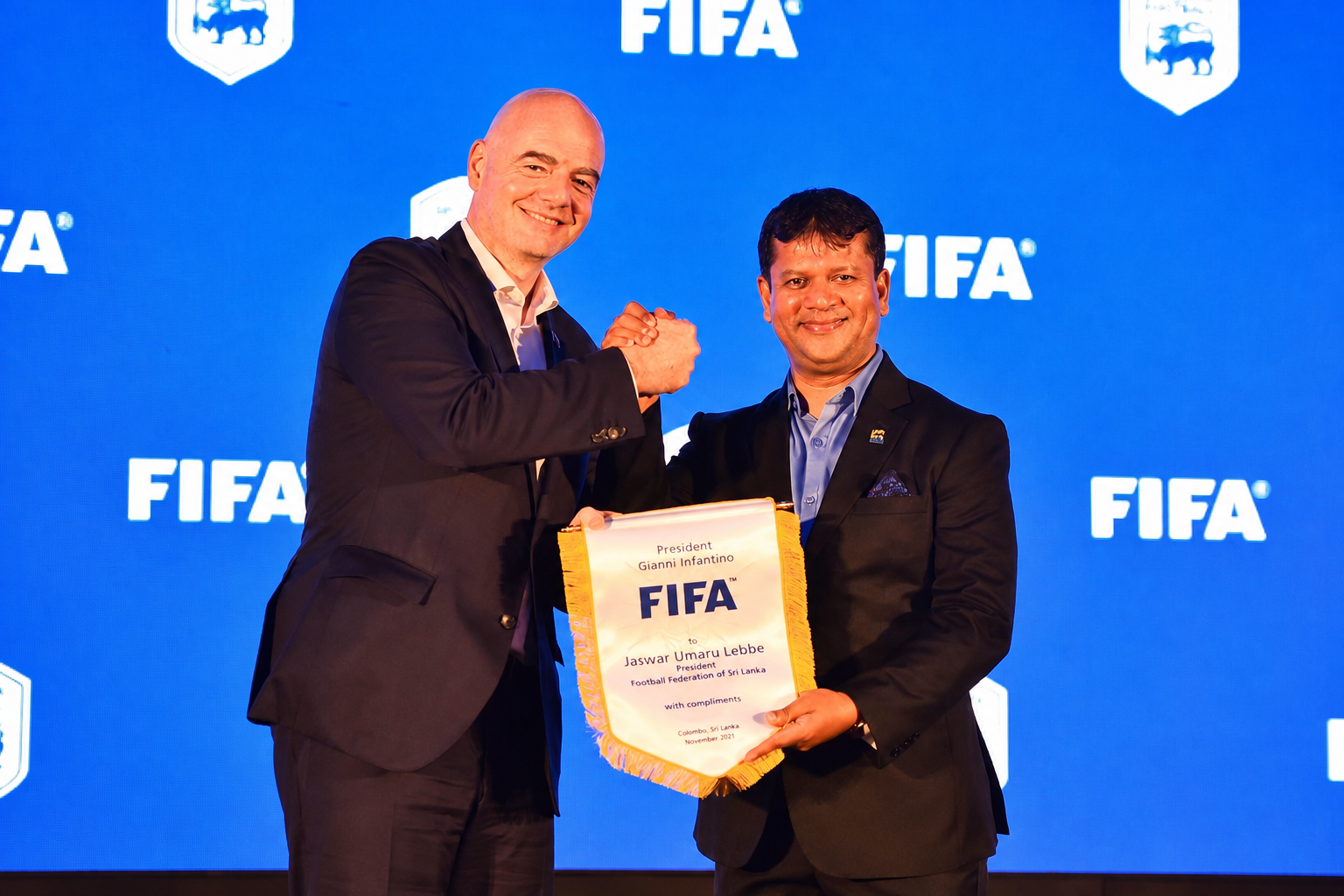 Sri Lanka's Football Federation extends support to embattled FIFA President Infantino