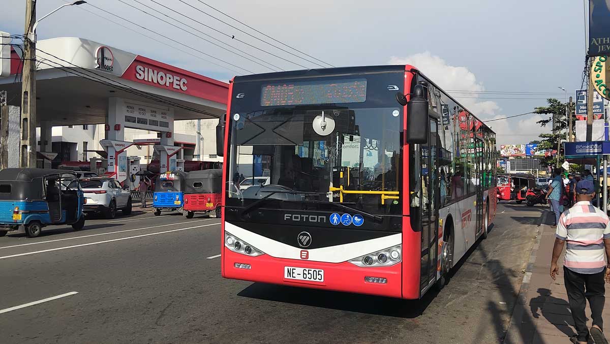 The Metro bus service has conducted a test run in Kandy ahead  of a planned launch next year