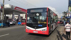 The Metro bus service has conducted a test run in Kandy ahead  of a planned launch next year