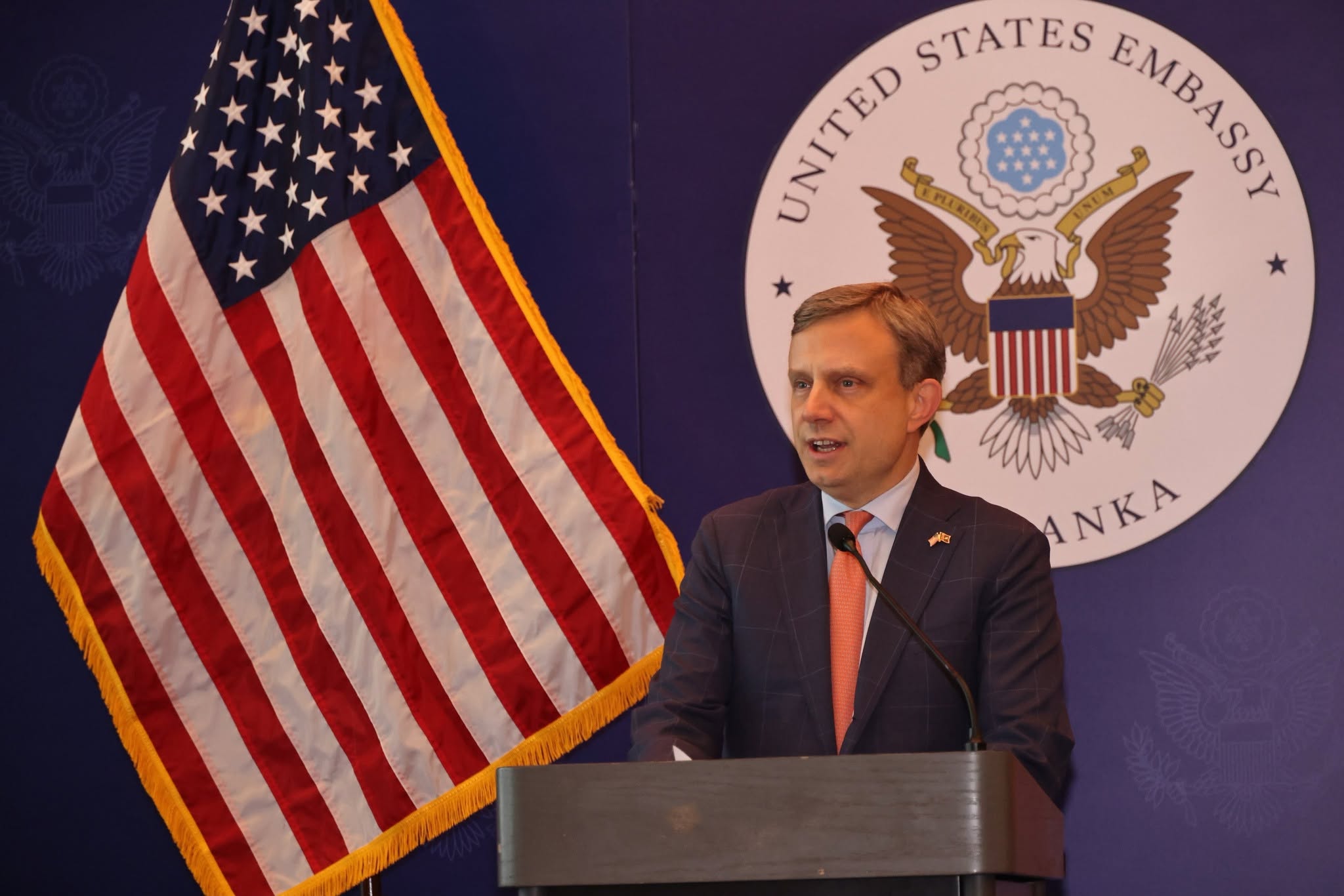 New U.S. Ambassador  Eric Meyer arrives in Colombo to assume post