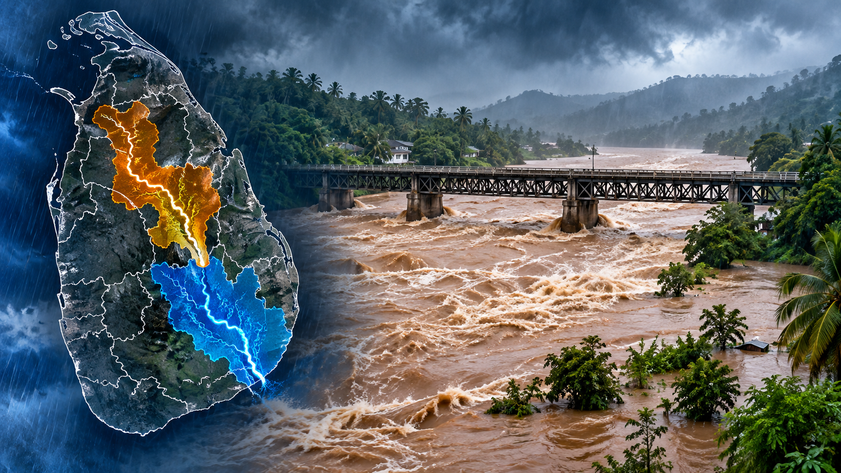 ගිං සහ නිල්වලා ගංඟා ආශ්‍රිත පහත්බිම්වලට ඉදිරි පැය 24 සඳහා සුළු ගංවතුර අනතුරු ඇඟවීමක්