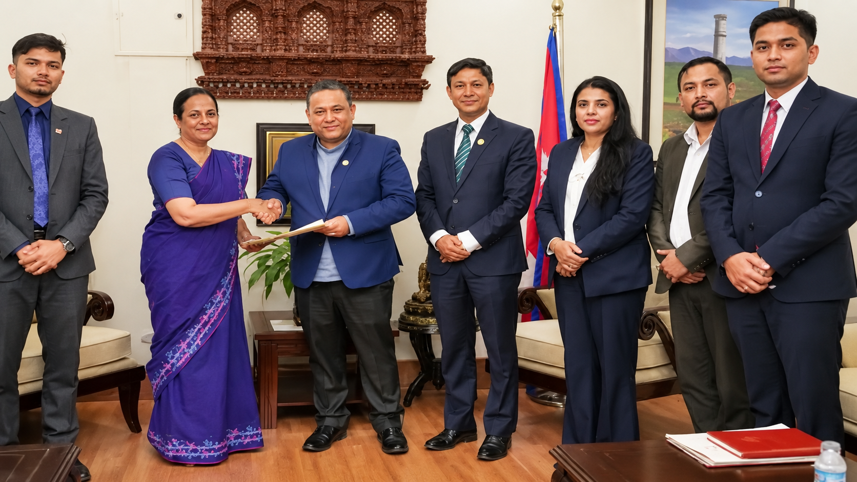 රජය පොරොන්දු වූ ඩොලර් මිලියනයක මූල්‍ය ආධාරය නේපාලයට නිල වශයෙන් භාර දෙයි  