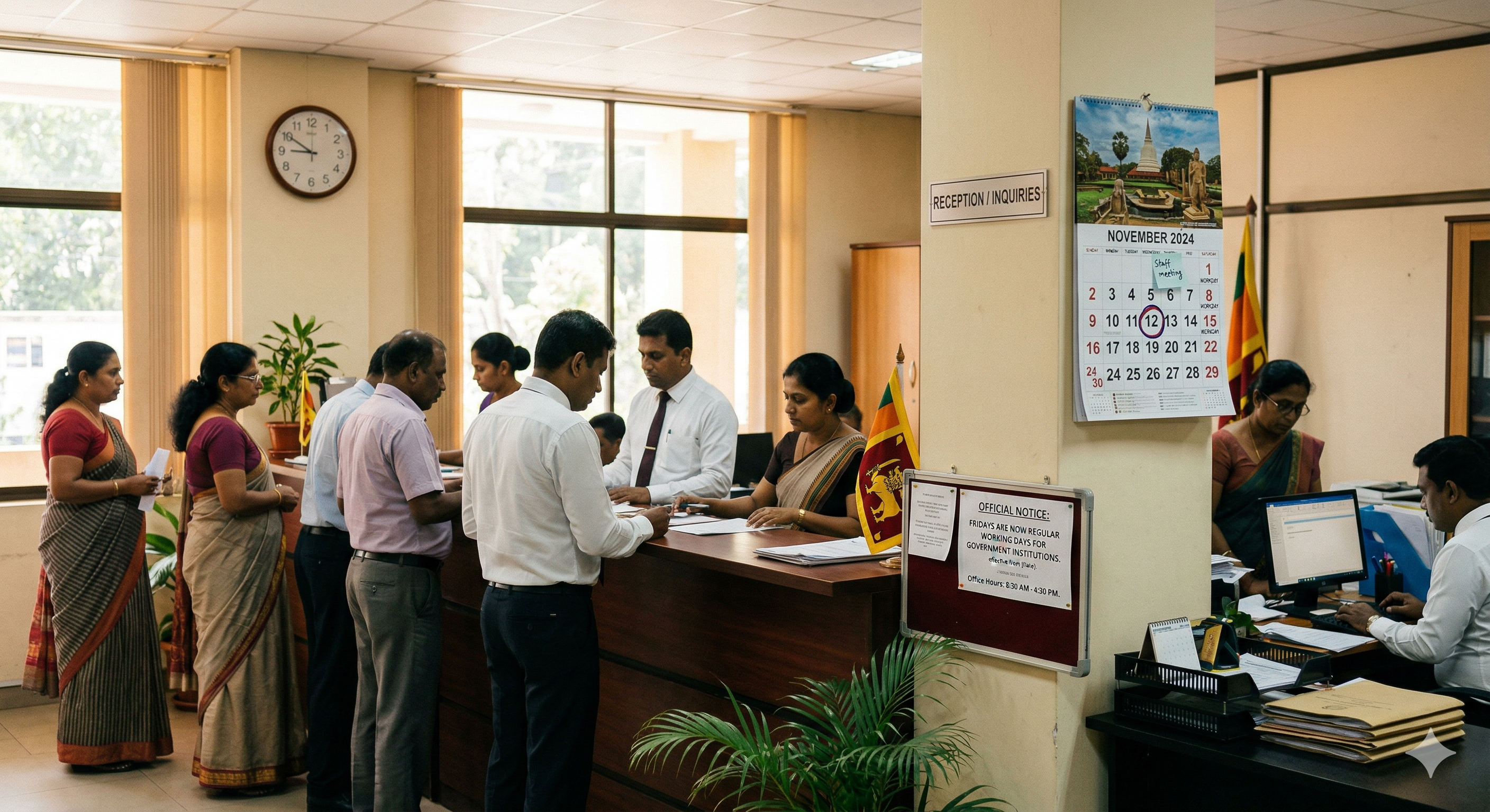 Wednesdays no longer a holiday for government institutions 