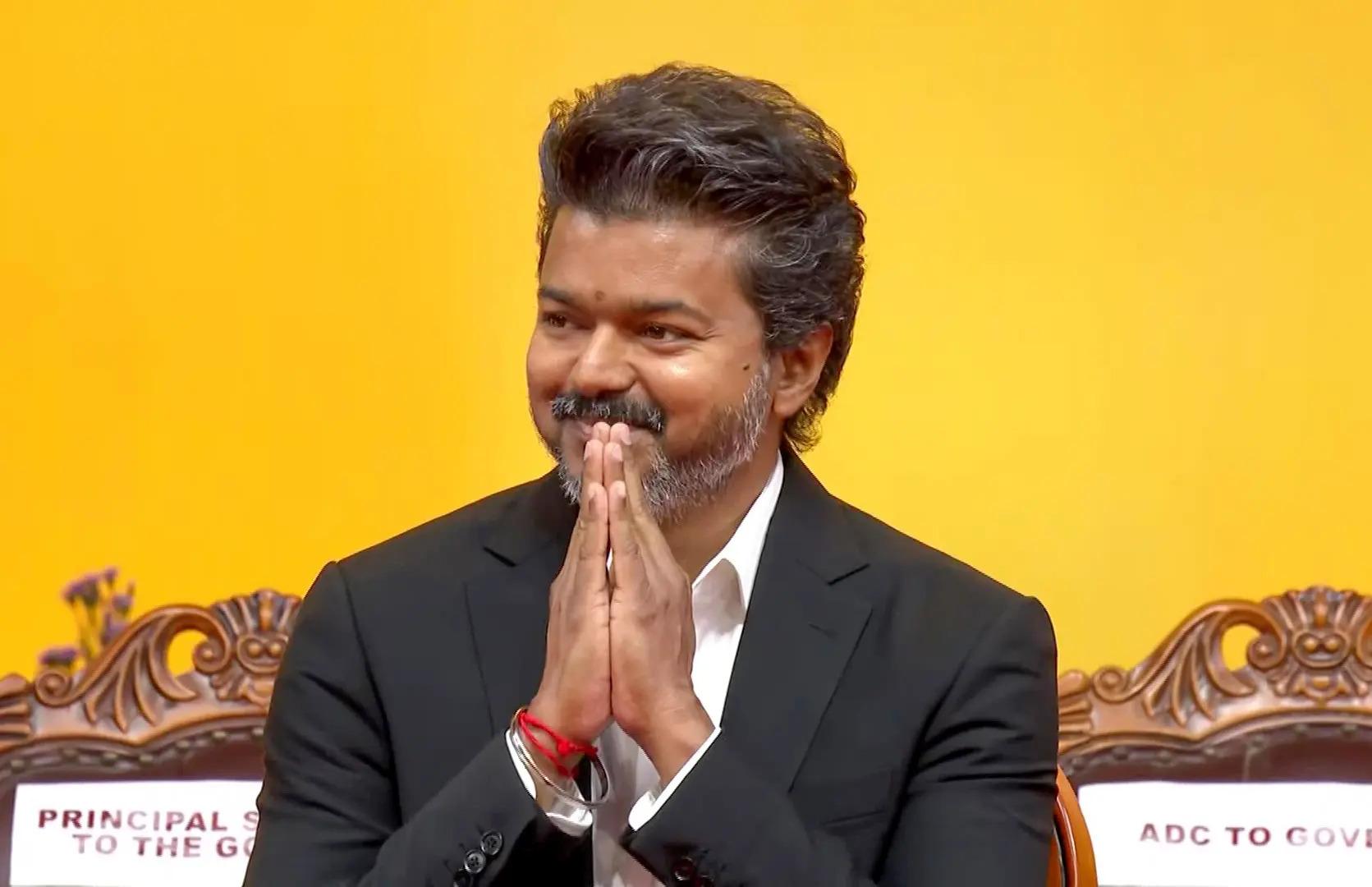 Indian movie star Vijay has been sworn in as chief minister of Tamil Nadu