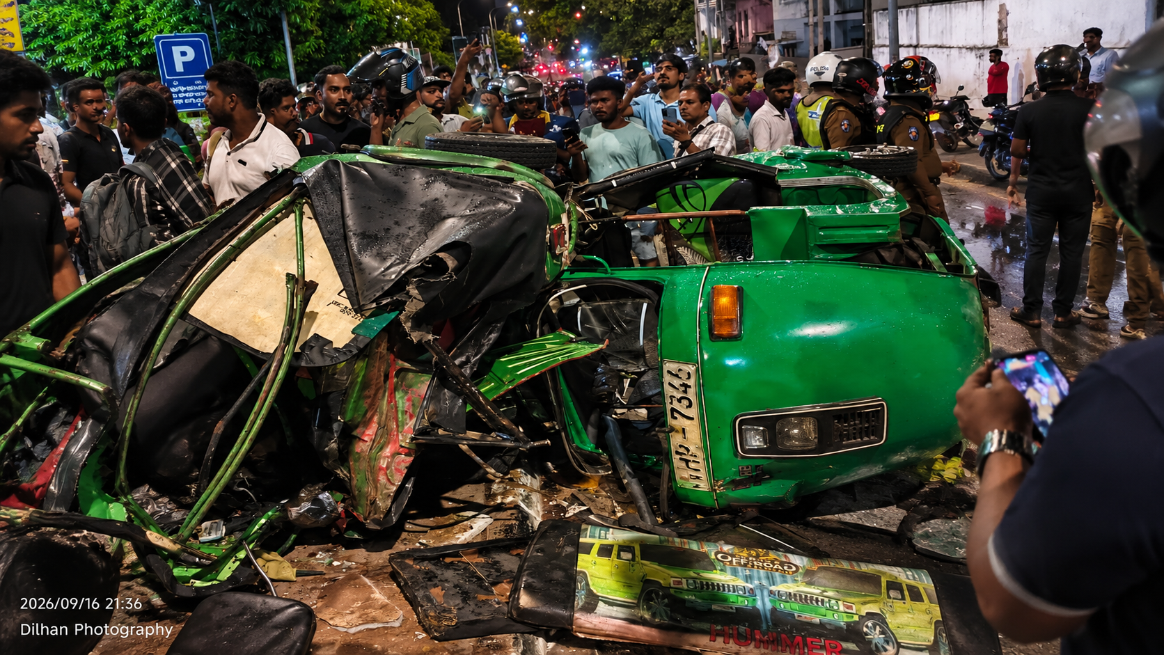 මට්ටක්කුලියේ රිය අනතුරින් මියගිය ගණන 3 දක්වා ඉහළට : 8 දෙනෙකු රෝහලේ 