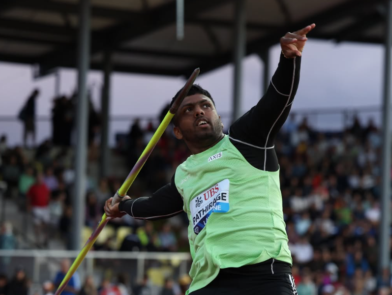 Rumesh Tharanga  won his third Diamond League event of the season on Friday.  He is now unbeaten in his last five events.