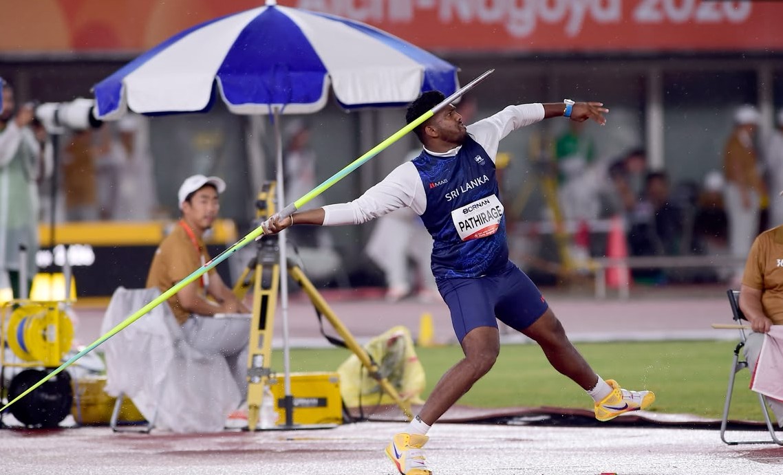 රුමේෂ් තරංග මීටර් 88.55 ක දක්ෂතාවක් සමග ආසියානු රන් පදක්කම දිනාගනී 