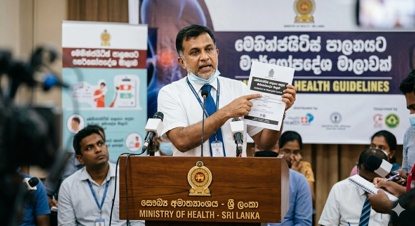 මෙනින්ජයටිස් පාලනය කිරීමට සෞඛ්‍ය අමාත්‍යාංශයෙන් මාර්ගෝපදේශ මාලාවක්