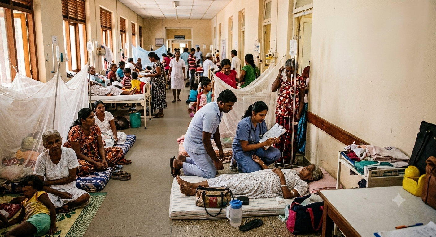 ඩෙංගු රෝගීන් 57,000 පනී : අධි අවදානම් කලාප 124 ක්