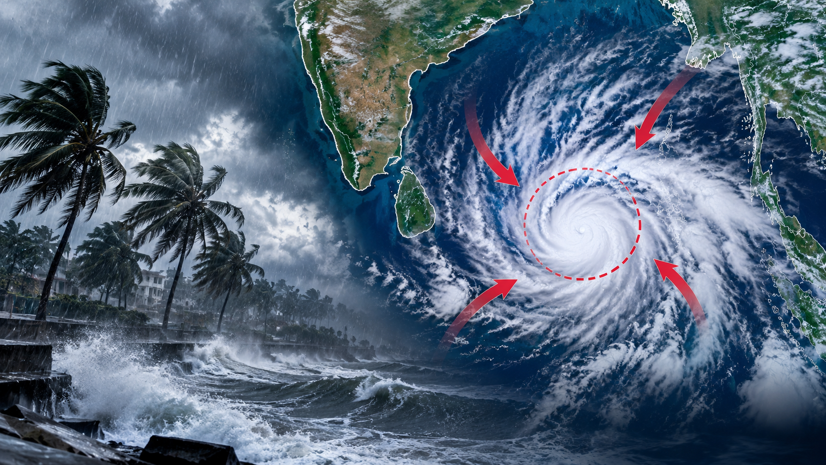 බෙංගාල බොක්කේ අඩු පීඩන කලාපය පීඩන අවපාතයක් දක්වා වර්ධනය වෙයි 