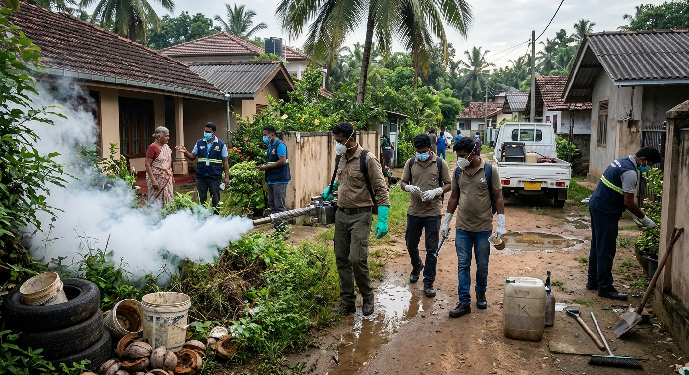 අධි අවදානම් කලාප 22ක් ආවරණය කරමින් විශේෂ ඩෙංගු මර්දන මෙහෙයුමක්