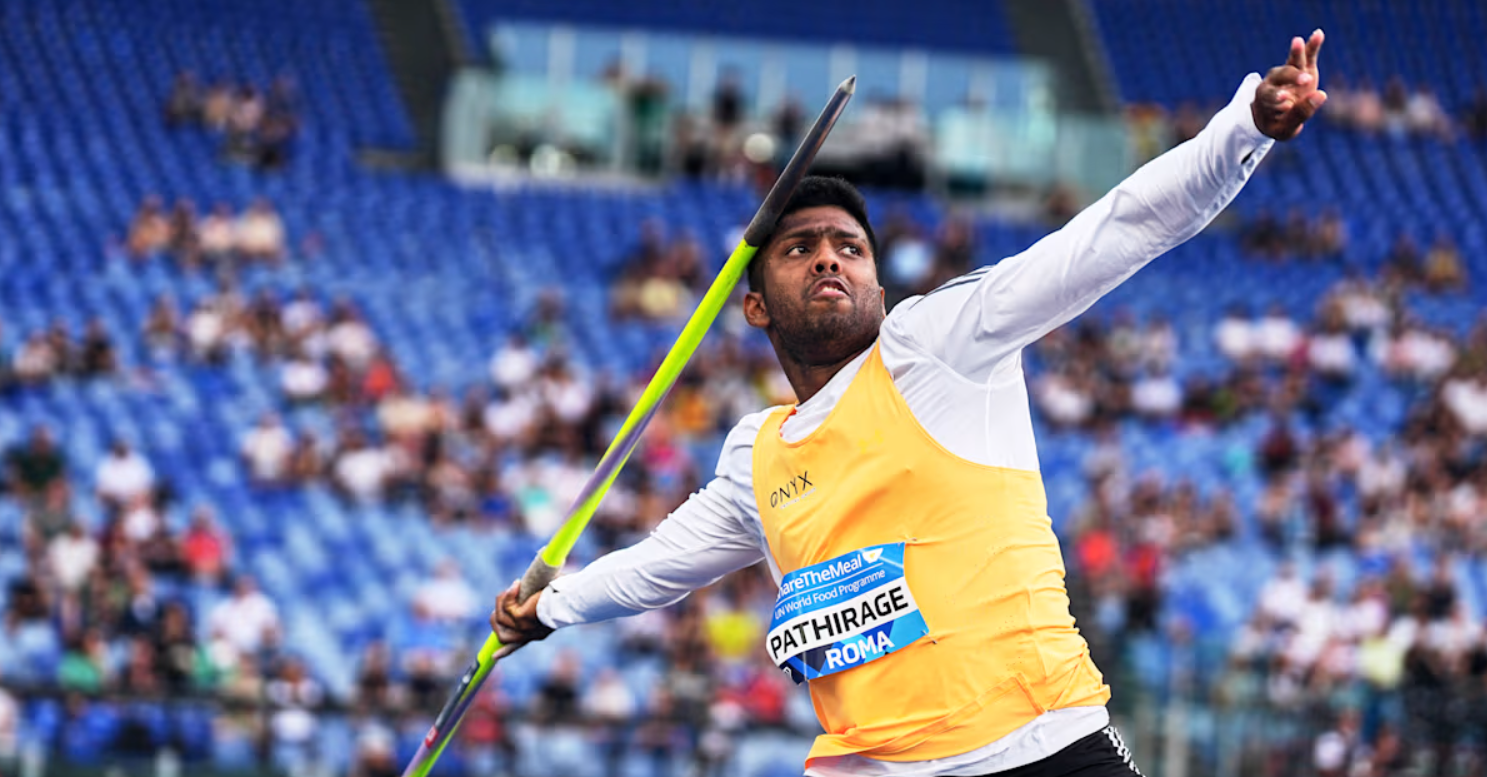 Rumesh Tharanga has won another major international javelin competition