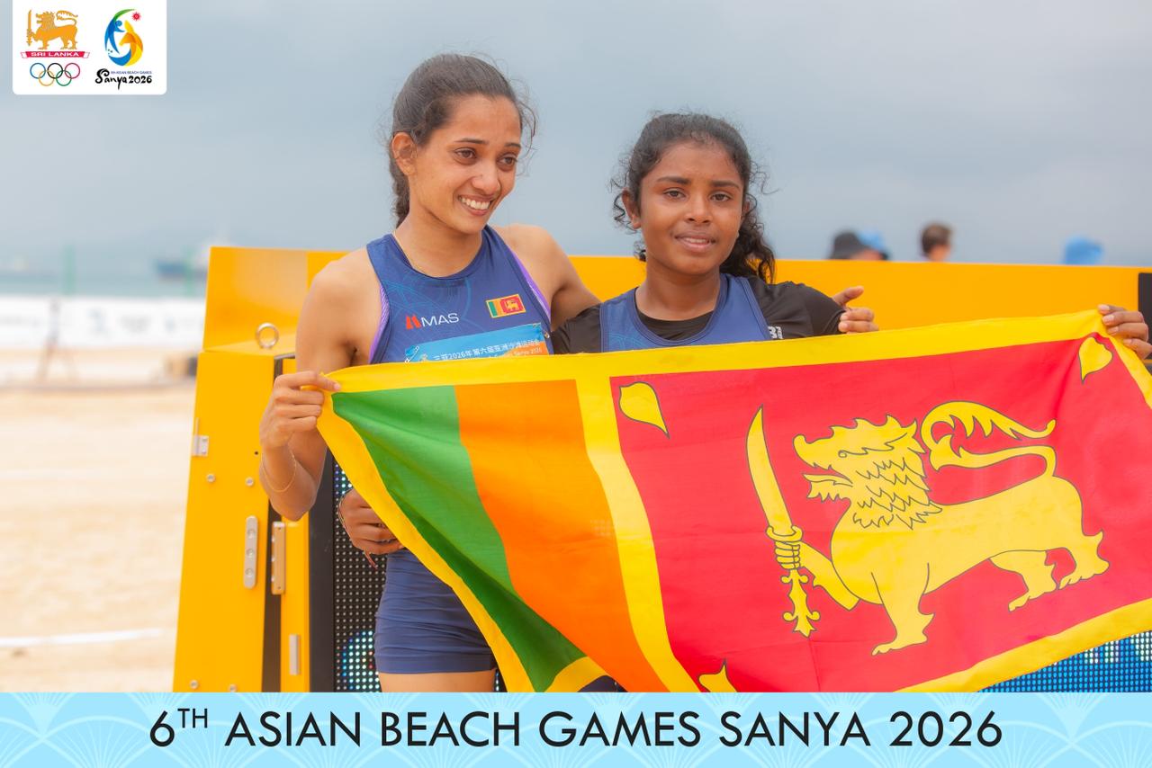 ආසියානු වෙරළ ක්‍රීඩා උළෙලේ දුර පැනීමෙන් ශ්‍රී ලංකාවට පදක්කම් දෙකක් 