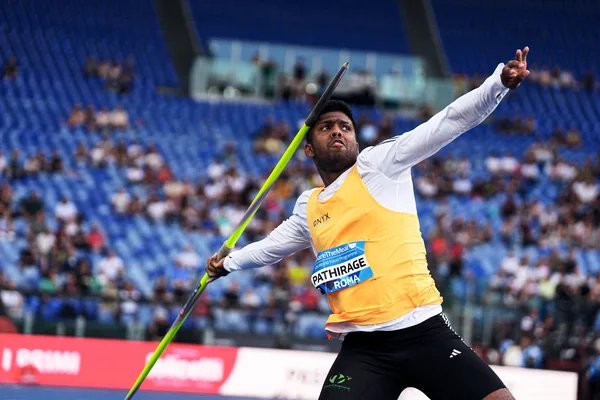 Sri Lanka’s Rumesh Tharanga has thrown the eighth-best distance of all time in the Men’s Javelin
