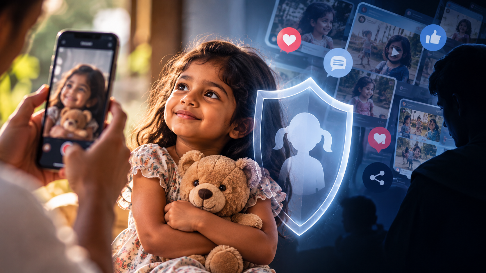 සමාජ මාධ්‍යයට දරුවන්ගේ ඡායාරූප සහ වීඩියෝ මුදාහැරීම ගැන සැළකිලිමත් වන ලෙස උපදෙස් 